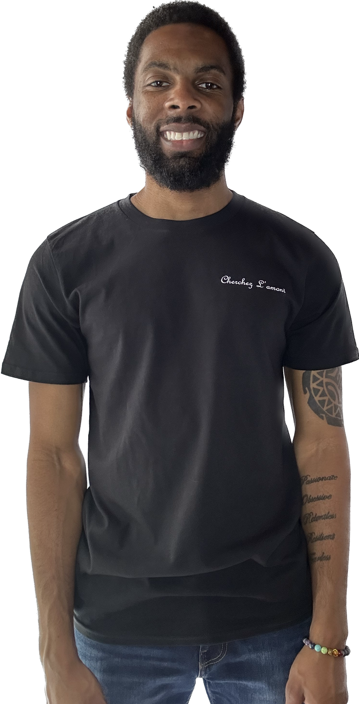 Organic Shirt Black Model Front