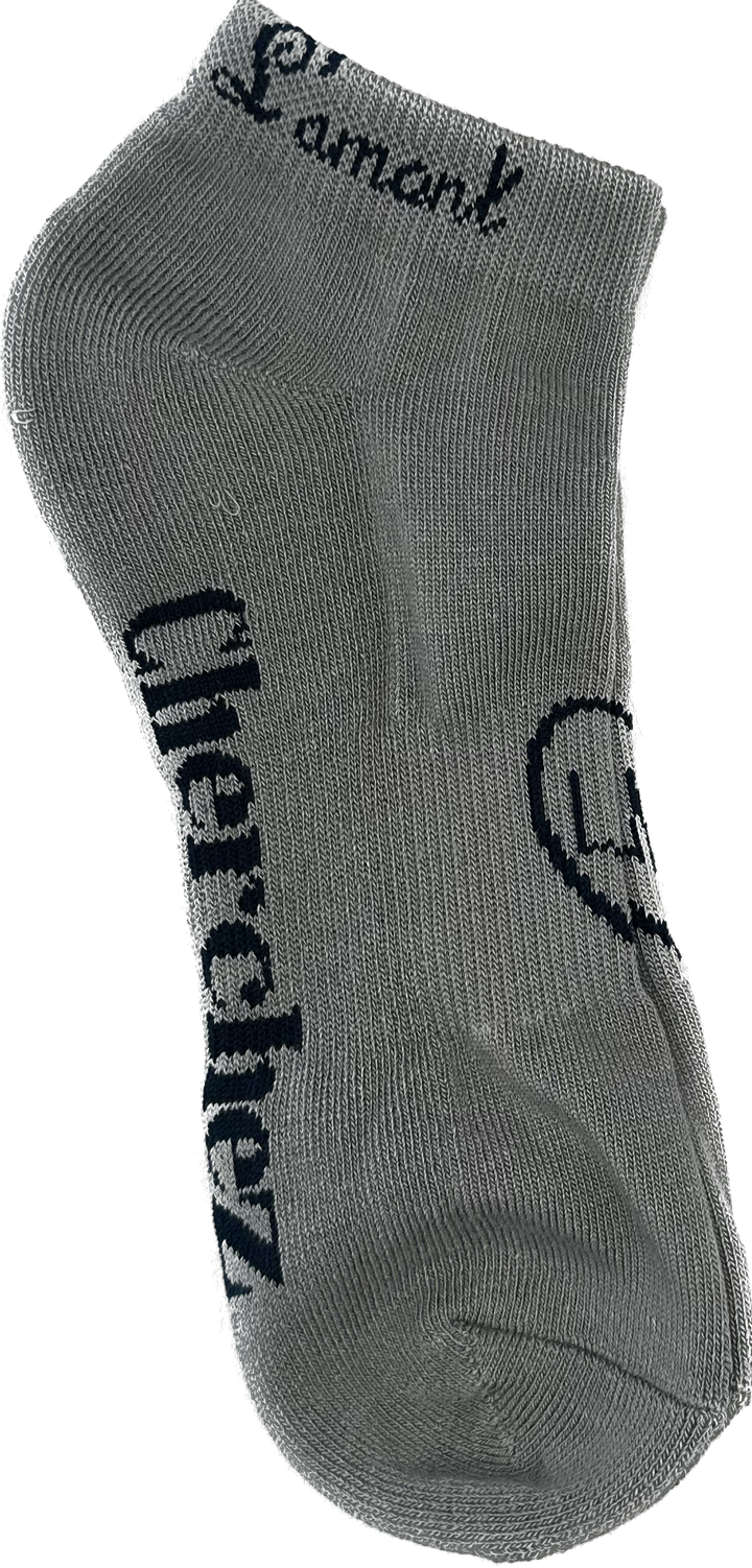 Organic Low Cut Socks Grey