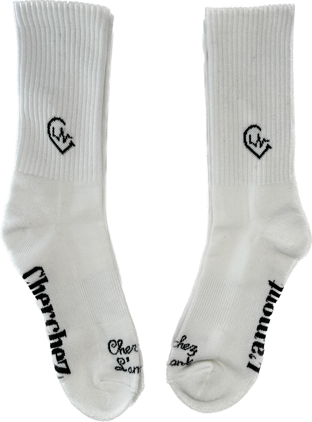 Organic Crew Socks White