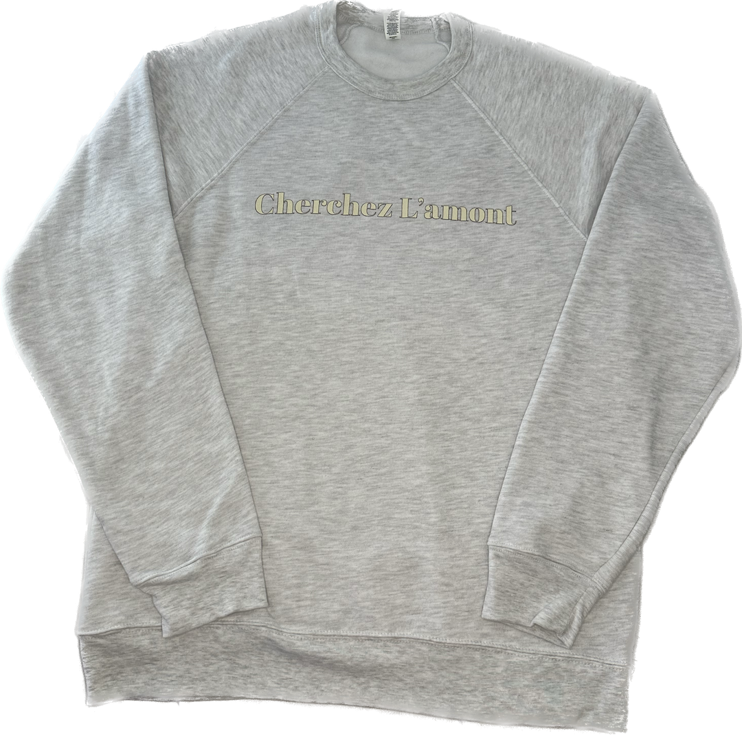 Organic Sweatshirt Light Grey